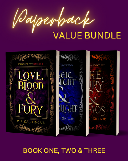 Strings of Fate Bundle (Books One, Two & Three) Paperback Value Pack