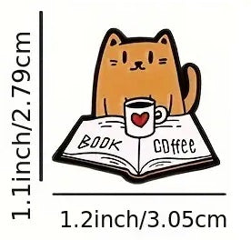 Pin - Cat & Coffee