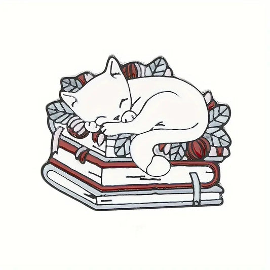 Pin - Cat On Book