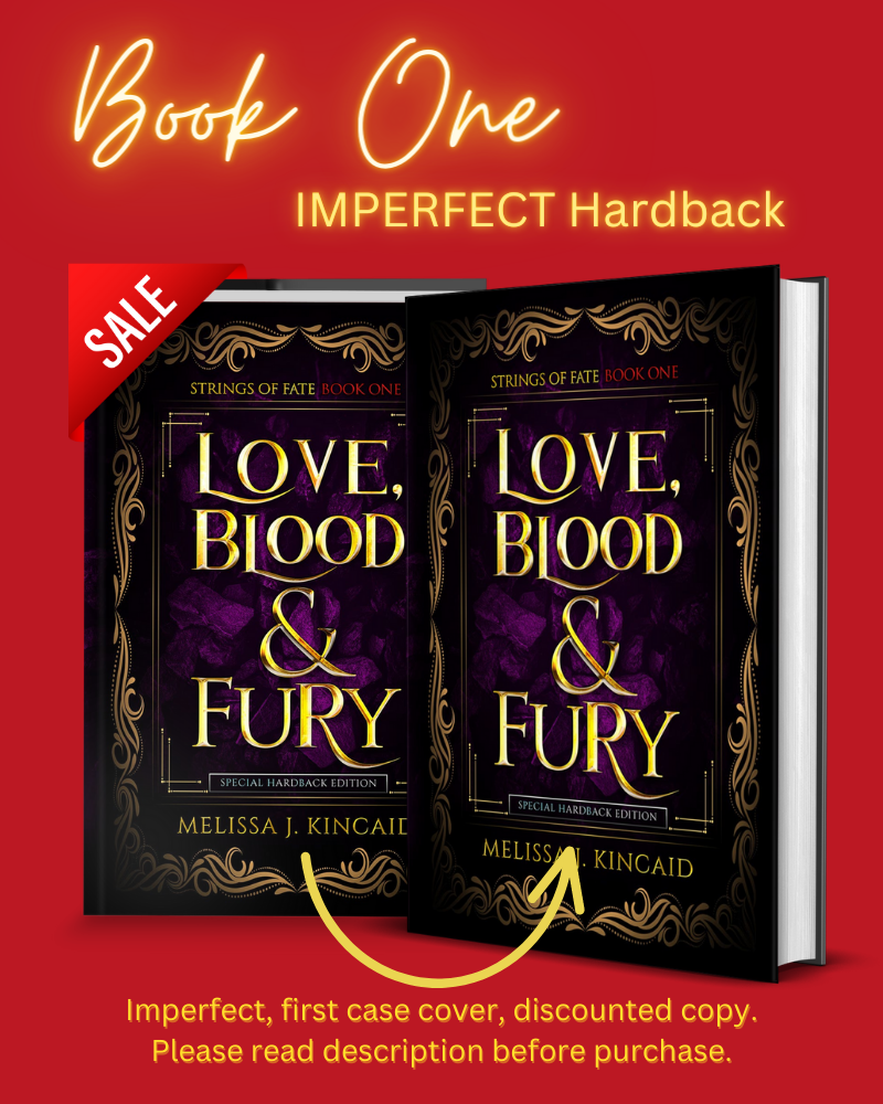 IMPERFECT Love, Blood & Fury (Book One) Previous Case Cover Full Colour Hardback with Jacket