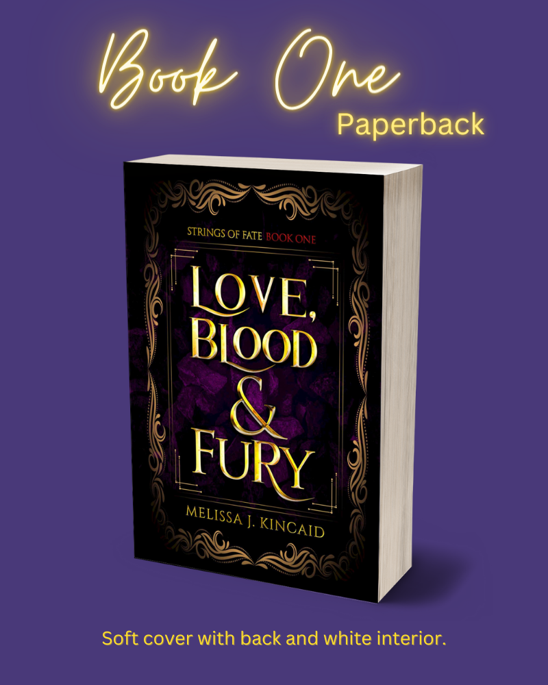 Love, Blood & Fury (Book One) Paperback Black & White Interior